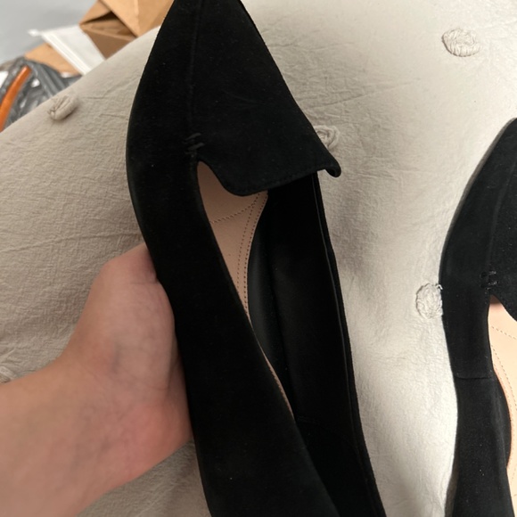 Suede weatherproof black loafers - Picture 3 of 5